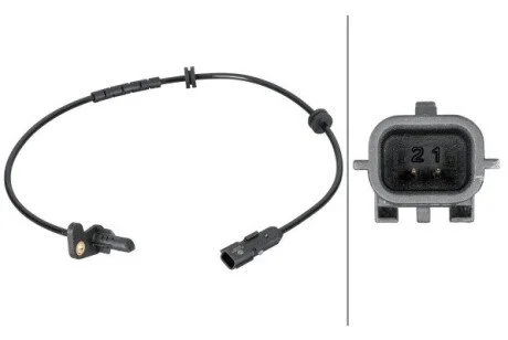 Датчик ABS задн Лів RENAULT CAPTUR I, CLIO IV, CLIO IV/HATCHBACK, CLIO IV/KOMBI, ZOE, ZOE/HATCHBACK 0.9-Electric 06.12- HELLA 6PU 012 806-881