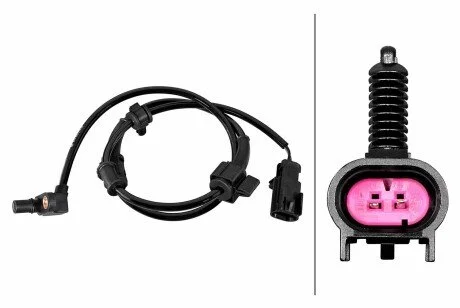 Датчик ABS передн Лів/Прав CHEVROLET TRAILBLAZER, SAAB 9-7X 4.2/5.3/6.0 09.01-07.12 HELLA 6PU358218551