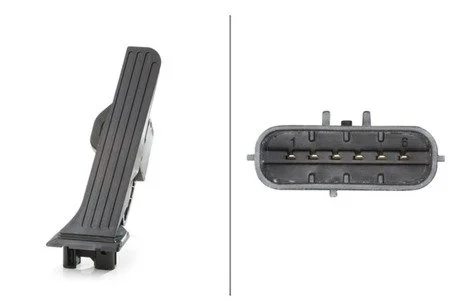 Педаль газа Q3/Yeti/Sharan/Tiguan АКПП 1.2-2.5 04- HELLA 6PV008890-711