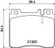 Гальмівні колодки перед W140 PAGID HELLA 8DB355007-551 (фото 1)