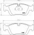 Тормозные колодки передние BMW 3 (E36/E46) 90-09 (ATE) PAGID HELLA 8DB355008-741 (фото 1)