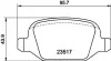 Гальмівні колодки, дискове гальмо (набір) HELLA 8DB355009361 (фото 1)