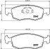 Гальмівнi колодки дисковi перед. Fiat Doblo 1,2-1,9JTD 01- 8DB 355 010-321