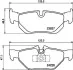 Тормозные колодки дисковые BMW 3 (E90/E90N) 320d 05-/X1 (E84) 09- 8DB 355 011-301