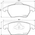 Колодка перед, Peugeot 307 / SW 2.0 HDi 10.03- Peugeot 308/VW Jetta 2011- HELLA 8DB 355 011-811 (фото 1)