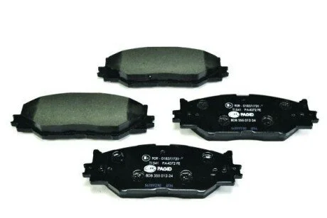 Гальмівні колодки дискові перед. Lexus IS C, IS II, IS III 2.2D-3.5 10.05- HELLA 8DB 355 012-241