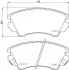 Гальмівні колодки дискові перед. Opel Insignia 08- (середина диска 321mm)/(17") HELLA 8DB 355 013-041 (фото 1)