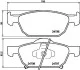 Колодки тормозные перед.) Honda Accord 08- HELLA 8DB 355 013-891 (фото 1)