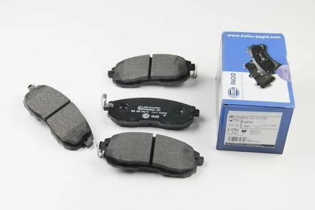 Тормозные колодки дисковые перед. Nissan Tiida 1.5-1.8 07-/Juke 10- HELLA 8DB 355 013-991