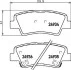 Тормозные колодки дисковые зад. Hyundai Grandeur, Sonata V, Tucson Kia Opirus, Soul Ssangyong Korando 1.6-3.3 05- 8DB 355 014-571