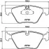 Тормозные колодки перед.BMW 3(E90)/1(E81) 04-13 (ATE) (154,8x63,6x20) HELLA PAGID 8DB355015-031