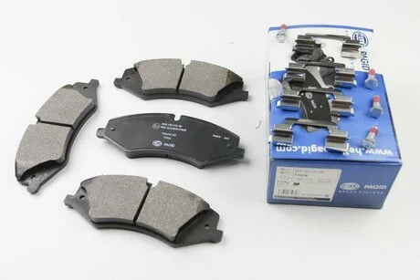 Тормозные колодки перед. Land Rover Discovery 09- (TRW) PAGID HELLA 8DB355015-081