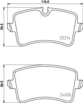 Гальмівні колодки задні A6 10- HELLA 8DB 355 016-061