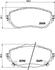 Колодки гальмiвнi передні Toyota Corolla 2013- 8DB 355 020-281