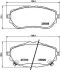 Колодки гальмiвнi передні Toyota Corolla 2013- 8DB 355 020-281