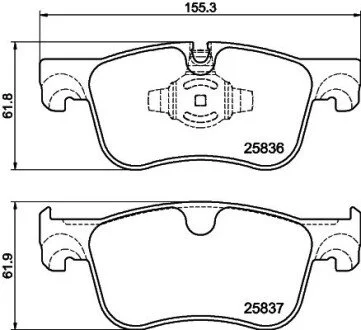 Автозапчасть HELLA 8DB355020931