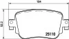Гальмівні колодки зад. VAG A1/Q3/Skoda Octavia/Caddy IV/Sharan 2012- 8DB 355 021-291
