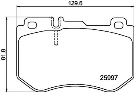 Гальмівні колодки дискові HELLA 8DB355021741 (фото 1)