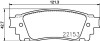 Гальмівні колодки дискові зад. Toyota Camry/Rav4/C-Hr/Es300/Ux Rr 15-/17- HELLA 8DB355024631 (фото 1)