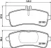 Klocki ham. tył AMG GT (X290), C-CLASS (W205), C-CLASS Convertible (A205), C 8DB355025241