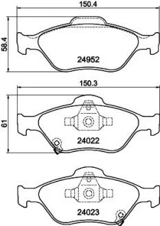 Klocki ham. prz. TO HELLA 8DB355025321