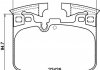 Колодки гальмівні (передні) BMW 3 (G20) 18-/5 (G30/F90)/7 (G11/G12) 15- (Brembo) HELLA 8DB355025951 (фото 1)