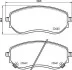 Klocki ham. przód MERCEDES-BENZ 8DB355037901
