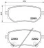 Klocki ham. tył MERCEDES-BENZ 8DB355037951