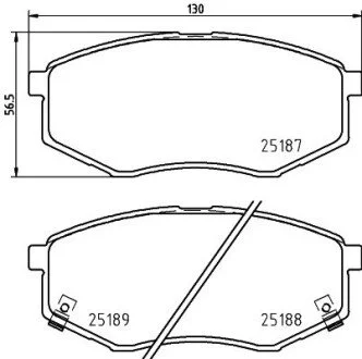 Klocki ham. prz. HY HELLA 8DB355037981