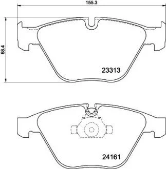 Klocki ham. prz. BMW HELLA 8DB355039241