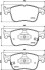Klocki ham. prz. FOCUS IV HELLA 8DB355039421 (фото 1)