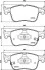 Klocki ham. prz. FOCUS IV HELLA 8DB355039421 (фото 1)