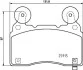 Klocki ham. przód CADILLAC, CHEVROLET, HOLDEN, OPEL, VAUXHALL 8DB355039481