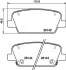 Гальмівні колодки дискові Hyundai Santa Fe 2.0D/2.2D/2.4 07.18- 8DB355040081