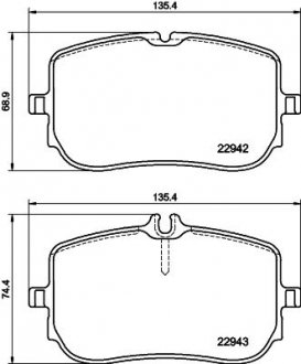 Klocki ham. prz. MERCEDES HELLA 8DB355040161