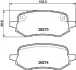 Brake Pad Set, disc brake 8DB355040931