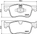 Brake Pad Set, disc brake HELLA 8DB355041091 (фото 1)