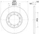 Диск гальмівний зад. Ford Transit 2.2 TDCi 06- HELLA 8DD 355 113-291 (фото 4)