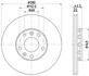 Тормозной диск зад. A8/Phaeton 02-10 2.8-4.2 HELLA PAGID 8DD355113-321