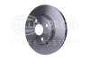 Тормозной диск перед. Yaris 05- 1.0-1.4 PAGID HELLA 8DD355114-311 (фото 2)