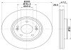 Диск гальмівний перед. Hyunday Sonata V 05-, i40 CW 11-, Kia Sportage 10- HELLA 8DD 355 114-511 (фото 4)