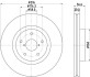 Тормозной диск передний Subaru Tribeca 06- HELLA 8DD 355 116-361 (фото 4)