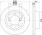 Тормозной диск перед. Lexus LX/Cruiser 200 07- 4.4-6.0 (PRO) PAGID HELLA 8DD355116-551 (фото 4)