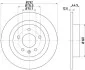 Гальмівний диск Opel Astra, Zafira, 10- HELLA 8DD 355 116-601 (фото 4)
