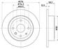 Тормозной диск зад. Epica 05- 2.0-2.5 (PRO) HELLA PAGID 8DD355116-991
