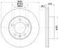 Тормозной диск Renault Master 2,3DCi, 09- HELLA 8DD 355 117-121 (фото 4)