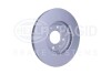 Тормозной диск перед. Accent/Solaris/Rio 10- 1.1-1.6 (PRO) PAGID HELLA 8DD355117-981 (фото 3)