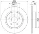 Тормозной диск зад. Transit Connect/Kuga/C-max 10- 1.0-2.0 (PRO) PAGID HELLA 8DD355118-211 (фото 4)