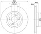 Диск гальмівний 54409PRO HELLA 8DD355118701 (фото 4)