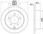 Тормозной диск зад. Lancer 07- (PRO) HELLA PAGID 8DD355119-181